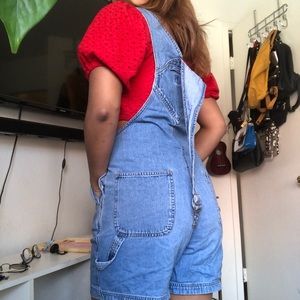 VINTAGE GAP DENIM SHORTALLS